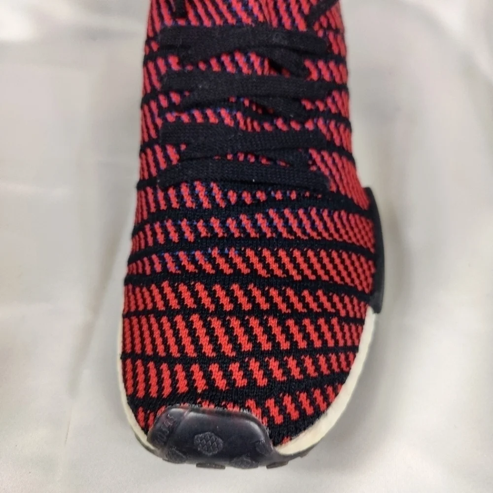 Adidas NMD_R1 STLT PrimeKnit Red Black Sneakers Athletic Men's Shoes Men Size 13